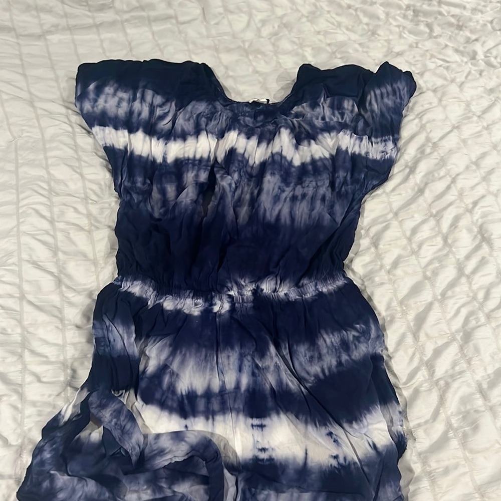 Tie dye kids romper